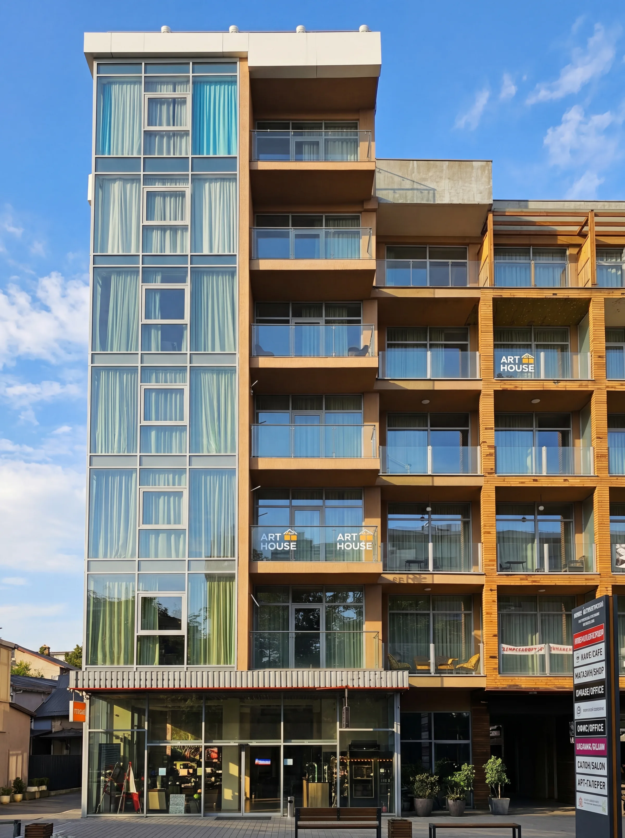 Фасад Art House Hotel