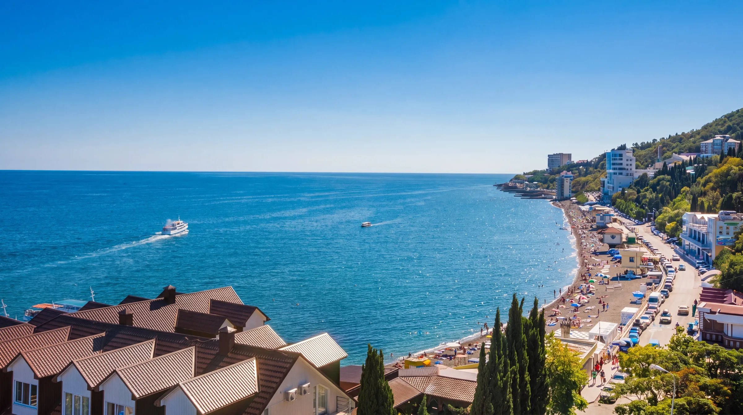 Вид на море с террасы